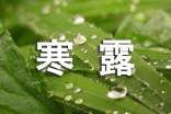 寒露节气祝福语(集合15篇)